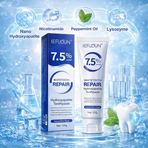 7.5% nHAP Hydroxyapatite Toothpaste, Instant Teeth Sensitivity Relief, Enamel Strengthening, Natural Mint, Remineralizing Whitening Toothpaste