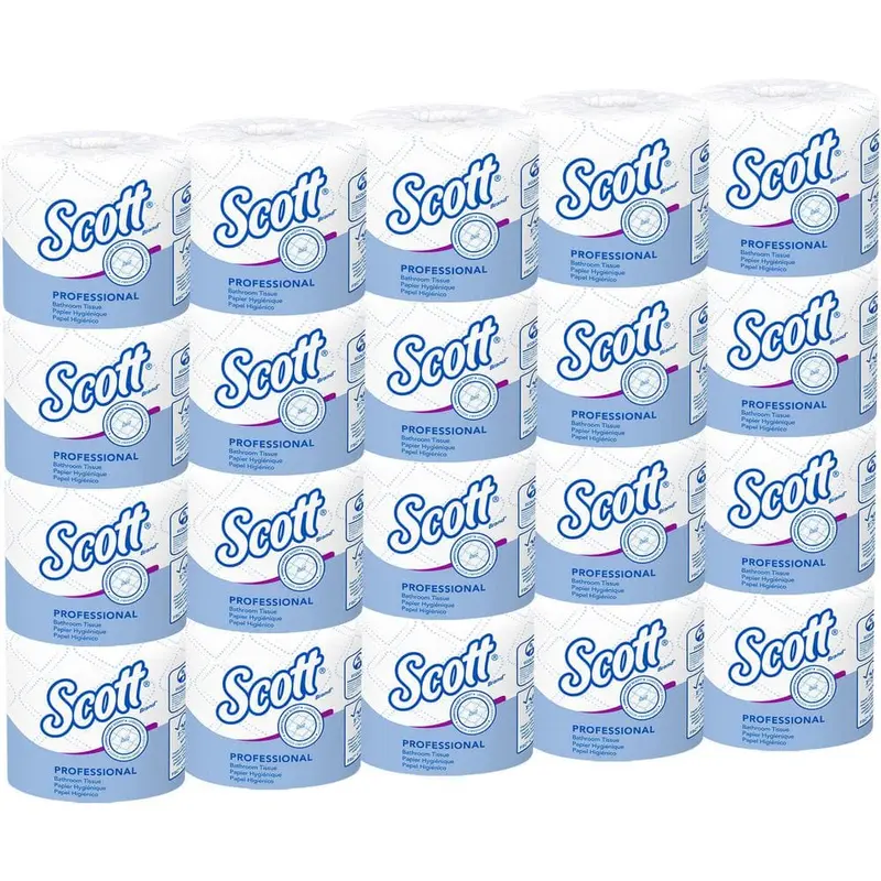 Professional Standard Roll 2-Ply Embossed Bath Tissue (550-Sheets Per Roll 20 Rolls Per Case)
