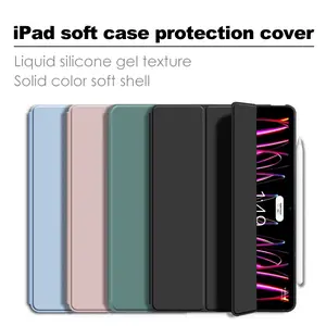2024 Protective Tablet Casing - Shockproof, HD Camera Protection, Smart Wireless Audio Accessories for 11in, Mini 5, 10.2in Models with Fluffy Cartoon Plush Handle