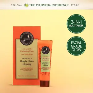 Nicumin Brightening and Even Toning Face Mask - With Black Seed, Turmeric and Licorice