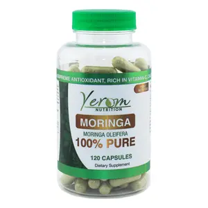 Moringa - 800mg  100 % Pure ,High Potency, 100% Natural, Supplement for Energy, Immune Support & Antioxidant Boost - 120 Capsules Healthcare Edible Moringa supplement Dietary Fitness Vitamin Bathroom Bathroom Bathroom