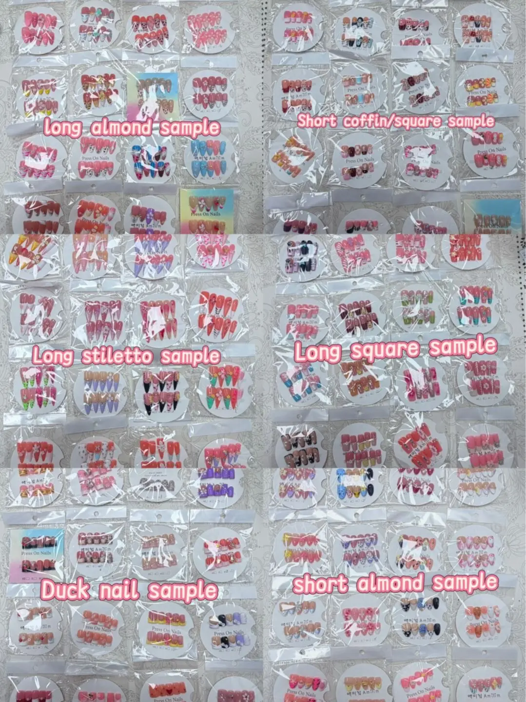 Jojo(14826)gc.$40 for 27 pairs selectable size+length+shape with random styles