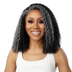 Sensationnel Dashly HD Lace Front Wig Salt N Pepper SP Unit 4