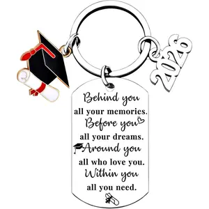 Class of 2026 Graduation Gifts for Her Him, Best Graduate Keychain for Seniors Masters Nurses, College High School Grad Presents for Daughter Son Friend, Class of 2026 Keychain Never Fades Rusts, Durable Metal Graduation Keepsake for Ceremony