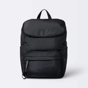 Open-Top Diaper Backpack - Black - Cloud Island