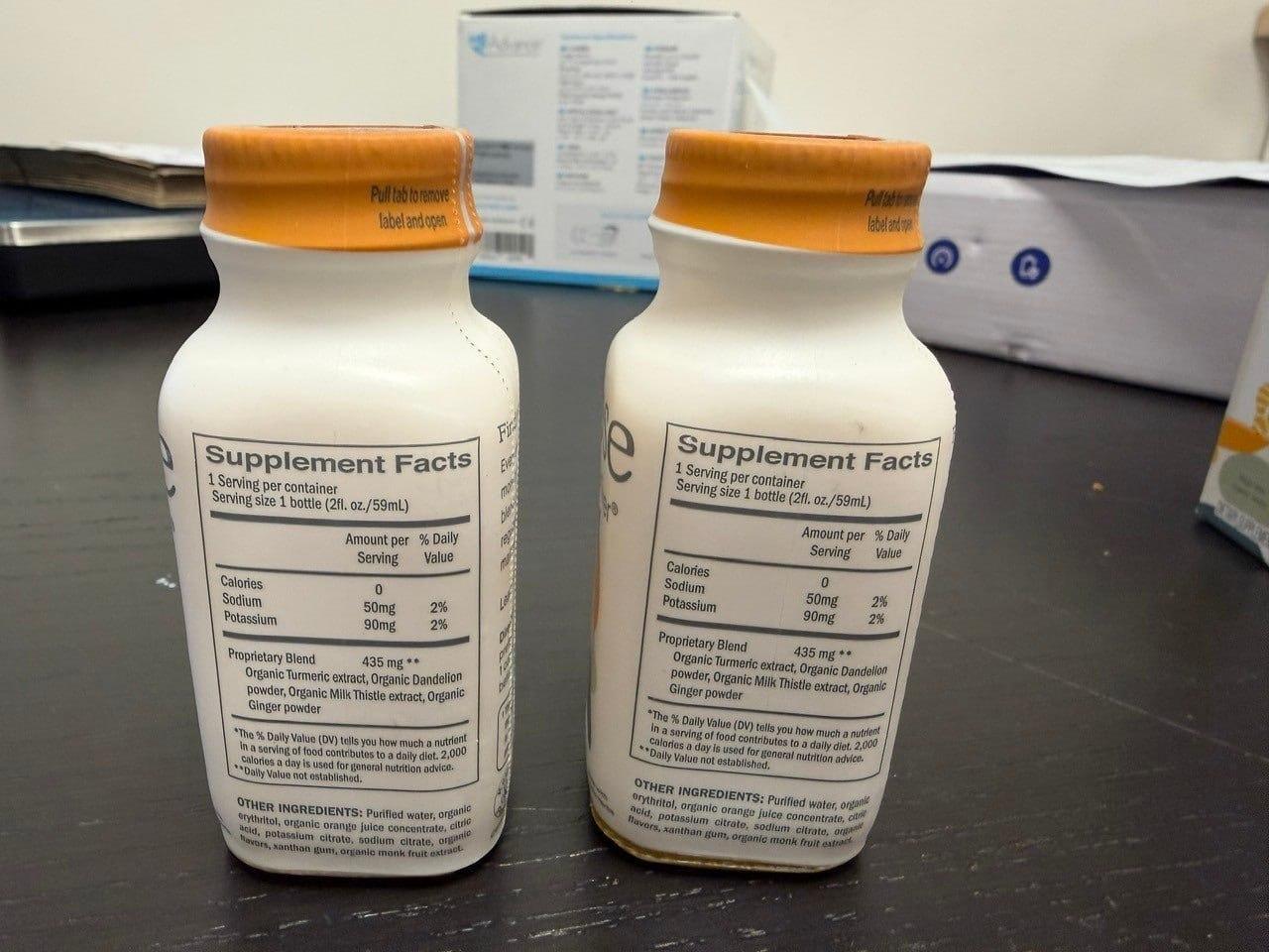 DOSE For Your Liver Organic Daily Detox Shots 2oz | Turmeric Milk Thistle Dandelion Liver Cleanse & Detox Support, USDA Organic, 2/6/12 Pack