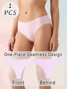 Women Seamless Ice Fiber Fabric Panties Breathable Invisible Panties for Everyday Casual Fit Wear,Lightweight Breathable Underwear for Summer Yoga Gym Wear Smooth