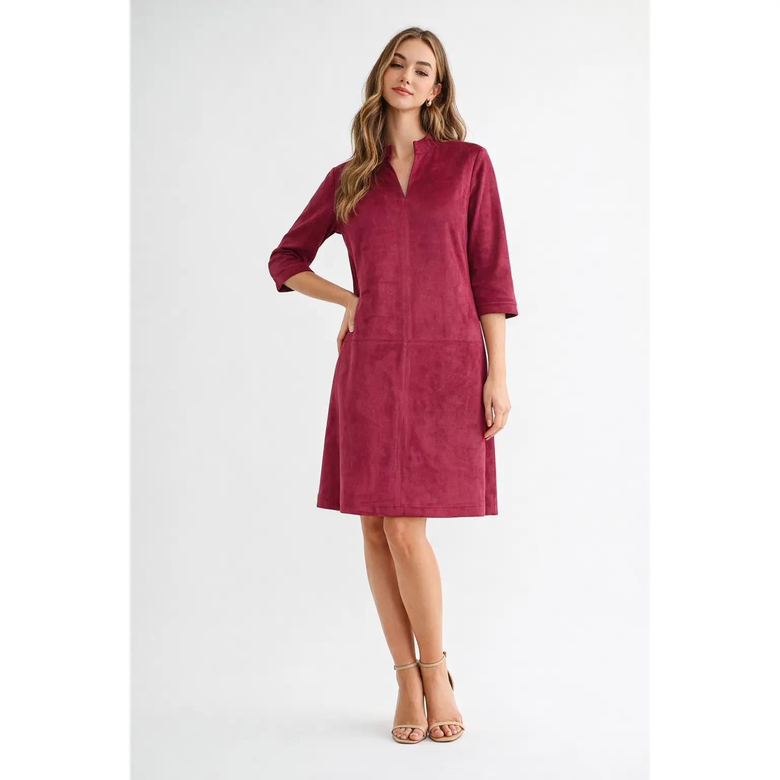 Aiden Stretch Suede Dress