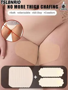 150PCS Thigh Chafe Pads & Nipple Covers Combo ,  Invisible Anti-Chafe Bandages for Thighs, Calves & Heels, Self-Adhesive & Cut to Size for All-Day Comfort