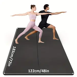 Double Non Slip Yoga Mat, 6.0X4.0ft Enlarged Yoga Mat, 8mm Exercise Mat, Fitness Mat for Home And Outdoor Use, Yoga, Pilates, Fitness Training Mat