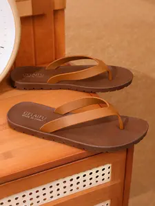 Unisex Summer Fashion Outdoor Rubber Sandals, Casual Beach Vacation EVA Sole Flip Flops Size 36-45, Stylish Comfortable Slippers for Men and Women