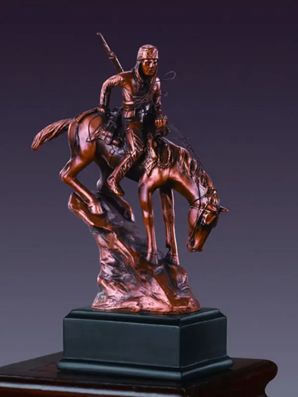 Marian Imports Decorative Mountain Man Statue 54232 - 4" w x 6.5" h, Home Decor Figurine for Living Space Accent