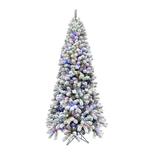 Fraser Hill Farm 7.5' Christmas Tree w/ Multicolor LED Lights