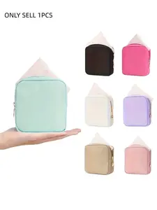 Portable Sanitary Napkin Storage Bag, Large Capacity Menstrual Pad Organizer, Durable Lightweight Organizer, Travel-Friendly Period Pouch, Travel Organization Pouch, Essential Hygiene Kit, Zipper Bag