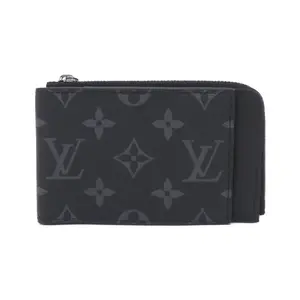 Pre-owned Louis Vuitton Canvas Small Leather Goods Monogram Eclipse Hybrid Wallet