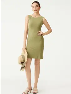 Eco-SkinKiss Cooling Open Back Bandless Bra Mini Dress