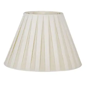 Box Pleat Linen Lampshade