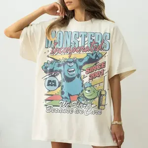 Vintage WDW We Scare Because We Care T-Shirt, WDW Monsters University, WDW Trip