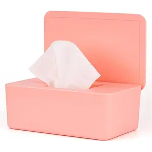 Wipe Holder for Baby & Adult,Keeps Wet Tissue Fresh, Non-Slip Wipes Case, Flushable Wipe Container with Sealing Design Lid