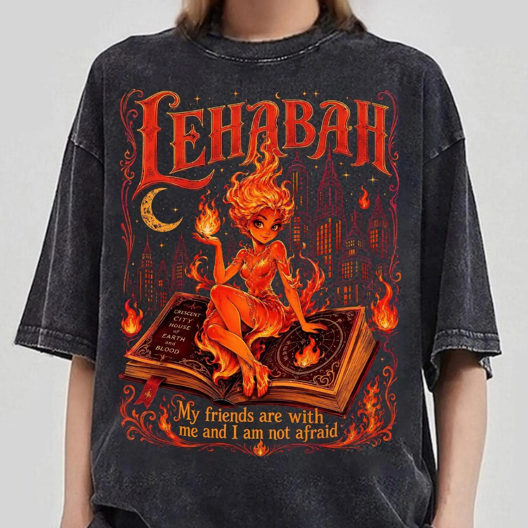 Comfort Colors Lehabah Shirt, Crescent City Shirt, SJM Book Shirt, Fantasy Book Shirt, Bookish Reader Tee, Romantasy Shirt, Book Lover Gift, Reader Gift