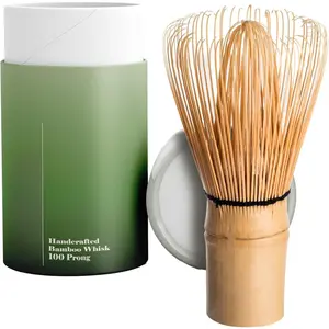 Matcha Whisk - 100-Prong Traditional  Chasen |     Whisk for Ceremonial-Grade - | Authentic  for Matcha Lovers
