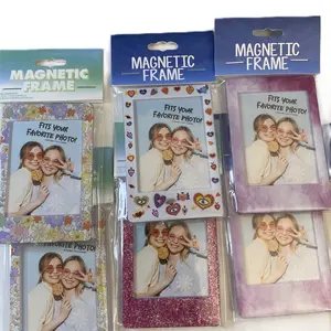 Magnetic Frame - Adhesive Photo Holder with Magnetic Feature for Framing Favorite Photos