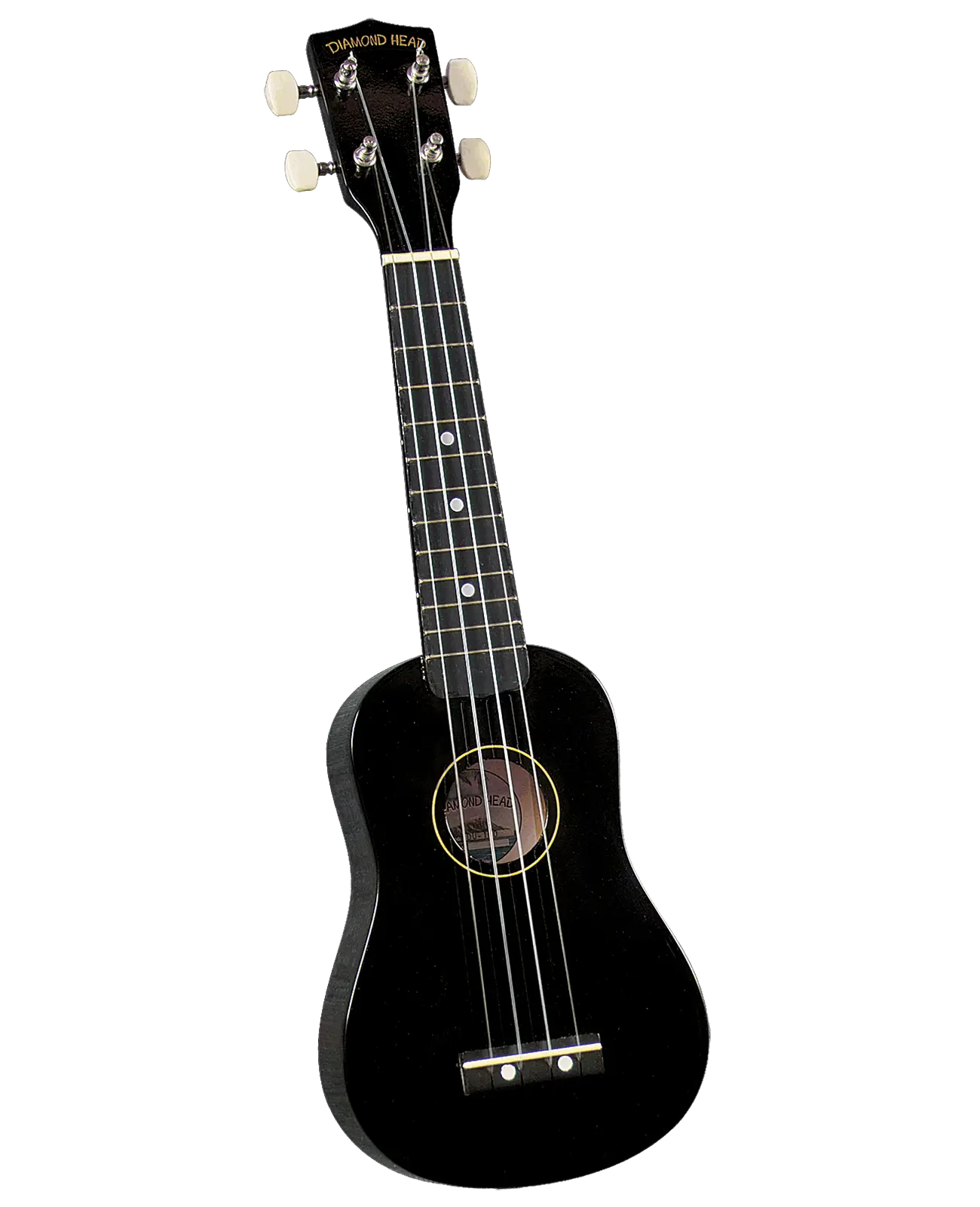 Diamond Head DU100 Maple Soprano Ukulele with Bag Black