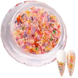 1Box 3D Dried Flower Nail Nail Accessories for Nails Art DIY Decorations