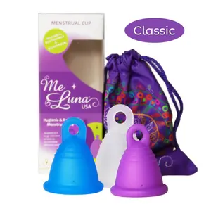 Low Cervix MeLuna Menstrual Cup -Me Luna- Ring, Shorty, Classic