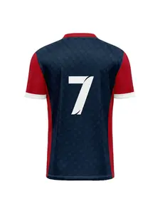 V-neck football uniform, suitable for team sports training and gym sessions - full-body numbered printed uniform, suitable for outdoor casual wear in spring, summer and autumn.