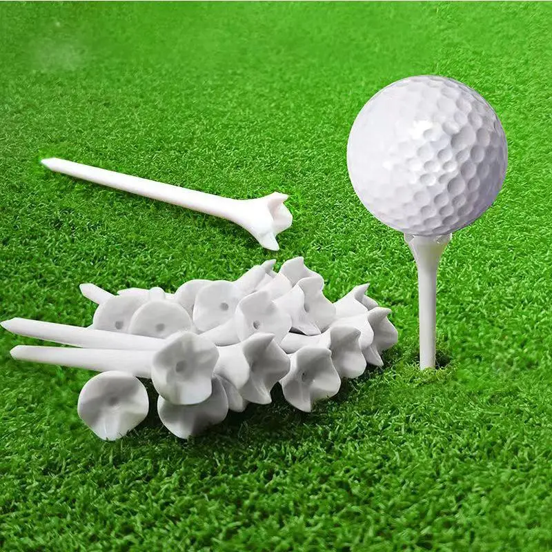 Plastic Golf Tee for Keeping Golf Ball Stable, Low Friction and Resistance Professional Golf Tees, Golf Accessories Kits