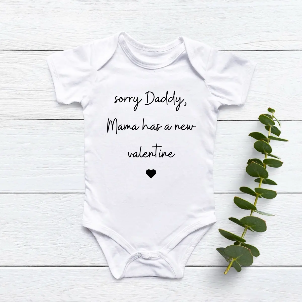 Personalized Valentine’s Day bodysuit