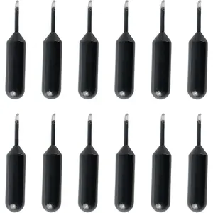 12 Pcs Black Replacement Ink Refills for Identity Theft Protection Roller Stamps, Confidential Refill Ink to Cover Personal Mail Address Information