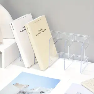 Transparent Plastic 4-Layer Storage Rack Organizer, Heavy-Duty Durable Structure, Space-Saving Vertical Holder, Ideal for Closets & Cabinets, Acrylic Shelf