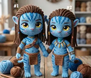 Na’vi Avatar Plush Doll – Soft Handmade Gift