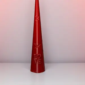 Ring Cone Red Ideal for Decorative Use Enhances Aesthetic of Home or Office Versatile Usage Centerpiece or Decorative Item