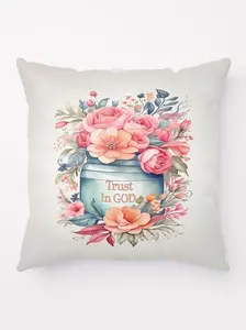 Trust in GOD Pillow | Decorative Throw Pillow | Home Decor