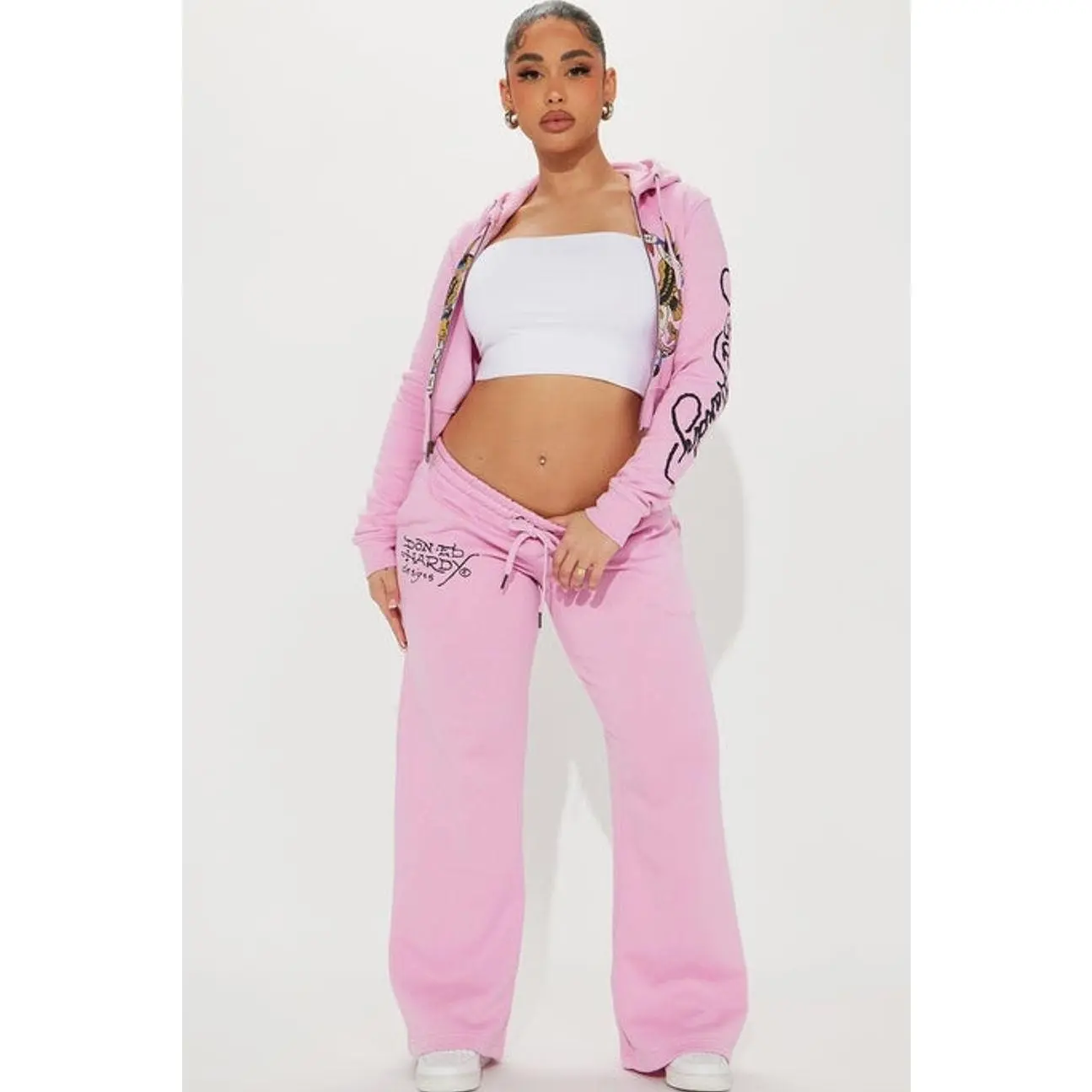 Ed Hardy New York Eagle Pant - Pink 9
