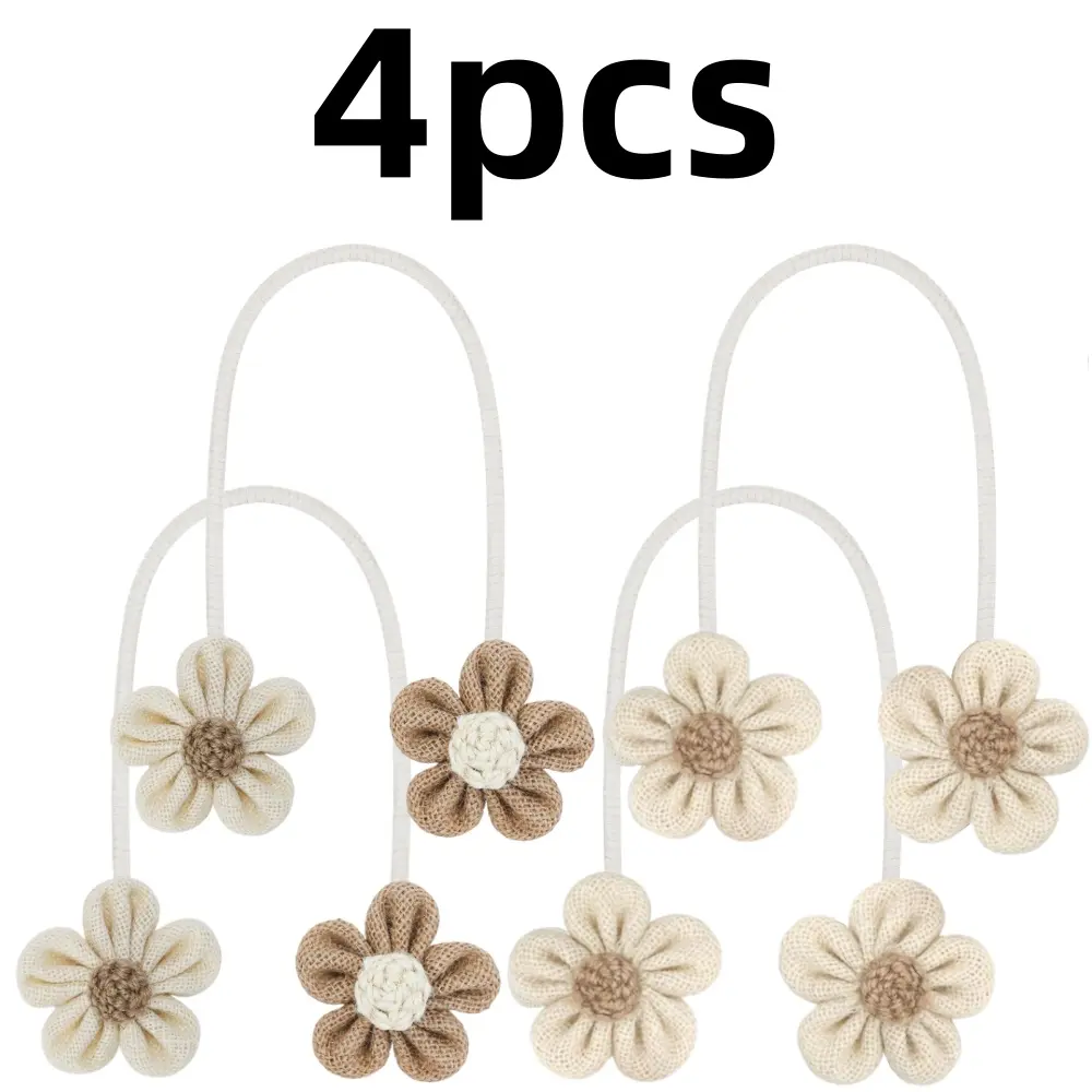 4 piece Curtain Tiebacks No Drill Decorative Window Drape Twist Tie Backs Elegant DIY Curtain Holdbacks Decorative Curtain Holdbacks