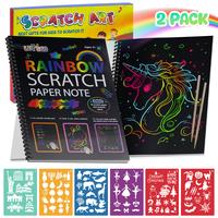 Rainbow Scratch Paper Art Set 2 pcs