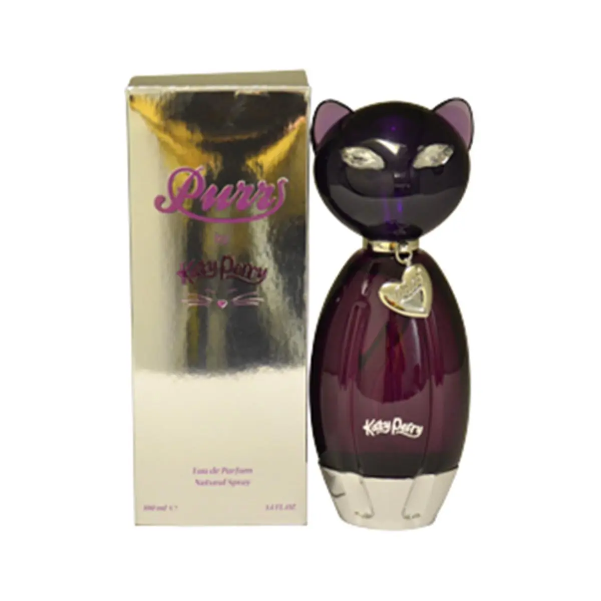 Katy Perry Purr Women's Eau de Parfum Spray - 3.4 fl oz, Elegant Scent, Floral Fragrance Blend, Playful Aroma, Jasmine Base, Vanilla Orchid Note, Vanilla Girl, Women's Fragrance, 3 To 3.9 Fl Oz, Signature Scent, Vanilla Scents