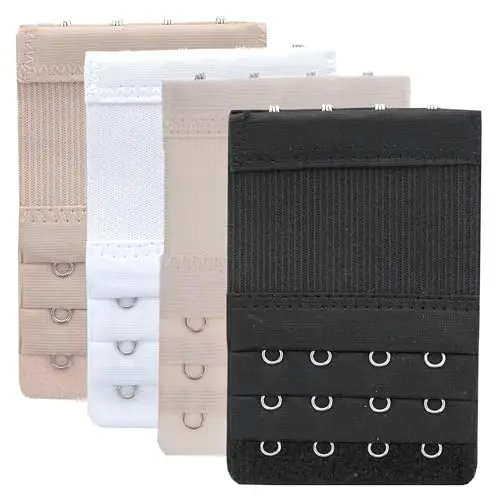 4pcs, Bra Extender 4 Hook 1/2 Inch