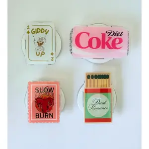 MagSafe Cool‑Girl Pop Grip, Aesthetic Phone & Kindle Grip, Clear Case Accessory, Book‑Girl, Diet Coke, bookish, Slow burn, cowgirl