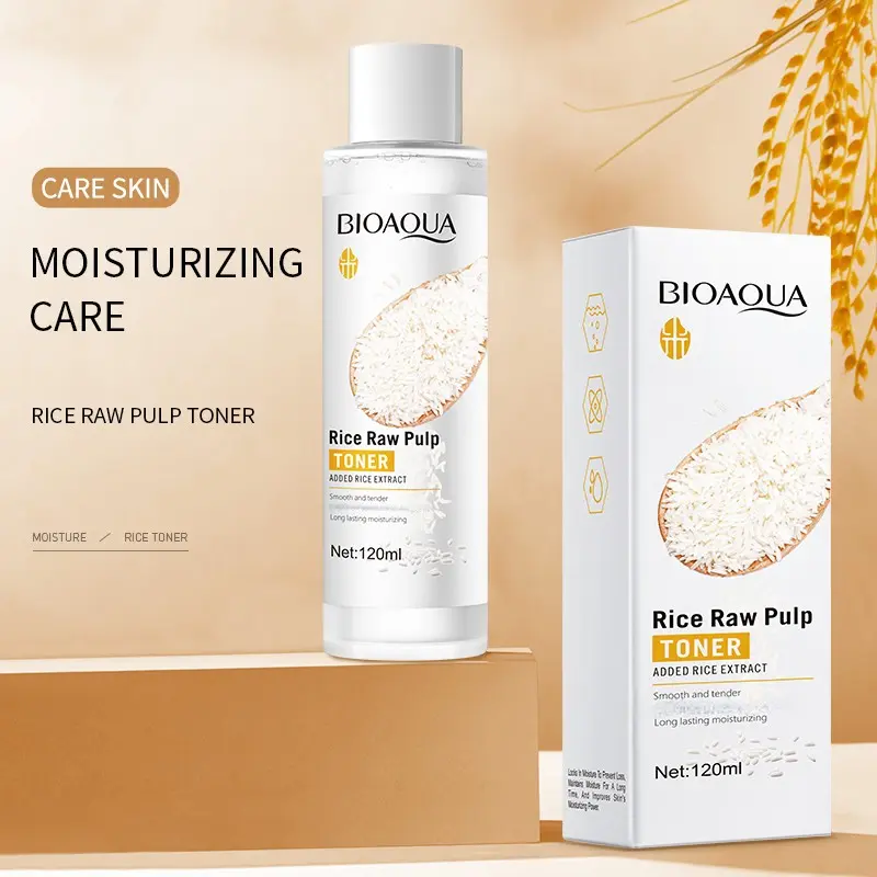 BIOAQUA 120ML Rice Ferment Lotion, Hydrating & Nourishing, Moisturizing Skincare, Moisture, Essential Hydration, Gentle Facial Water, Ideal for Daily Use