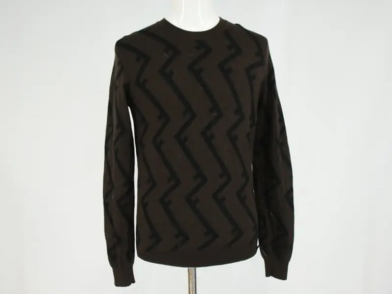 Pre-owned Fendi FF Roof Motif Knitwear sweater 12193505781/964252