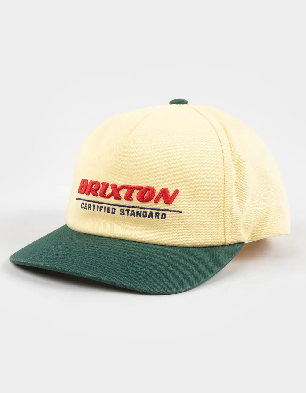 BRIXTON Certified Womens Strapback Hat, Light Yellow