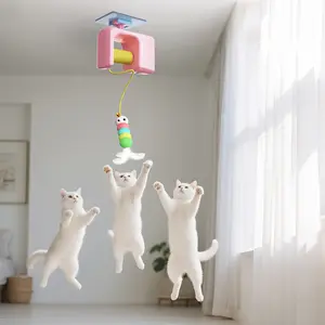 Automatic Cat Toy for Indoor Play, Self-Playing Interactive Ball & Hanging Door Motion-Activated Pet Toy, Fun & Engaging Design for Cats