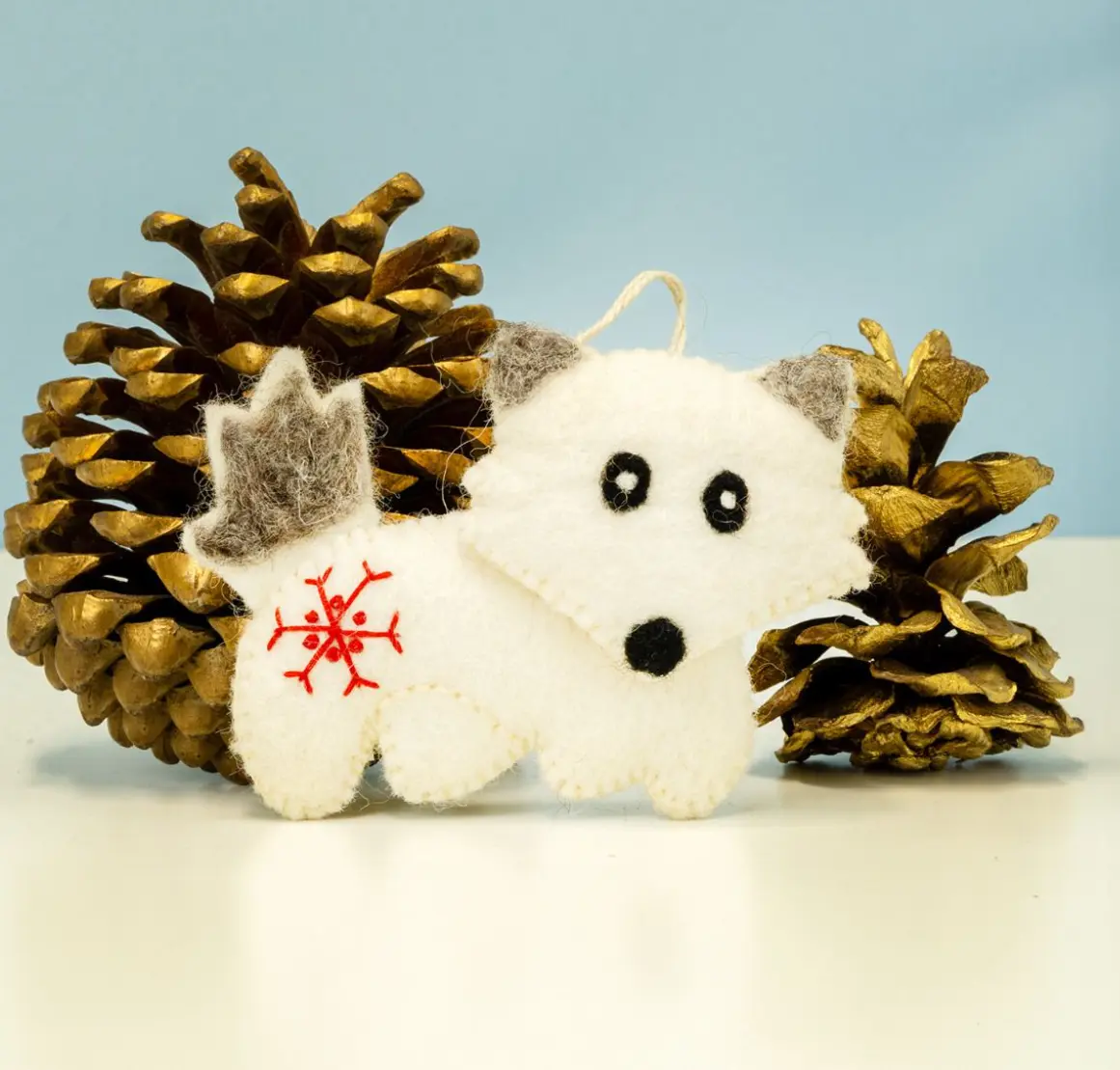 Snowflake Felt Ornaments - 5 Styles