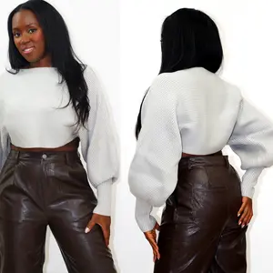 Products Dolman Sleeve Crop Sweater