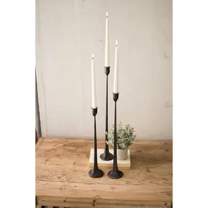 Cast Iron Candle Holders